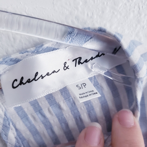 Anthropologie Pilcro Sybil Ruffle Teir Sleeve Blouse - Picture 7 of 8